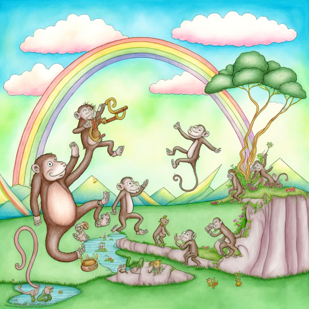 monkeys and rainbows